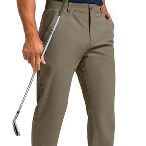 Soothfeel Men's Golf Pants with 5 Pockets Slim Fit Stretch Tech Pants